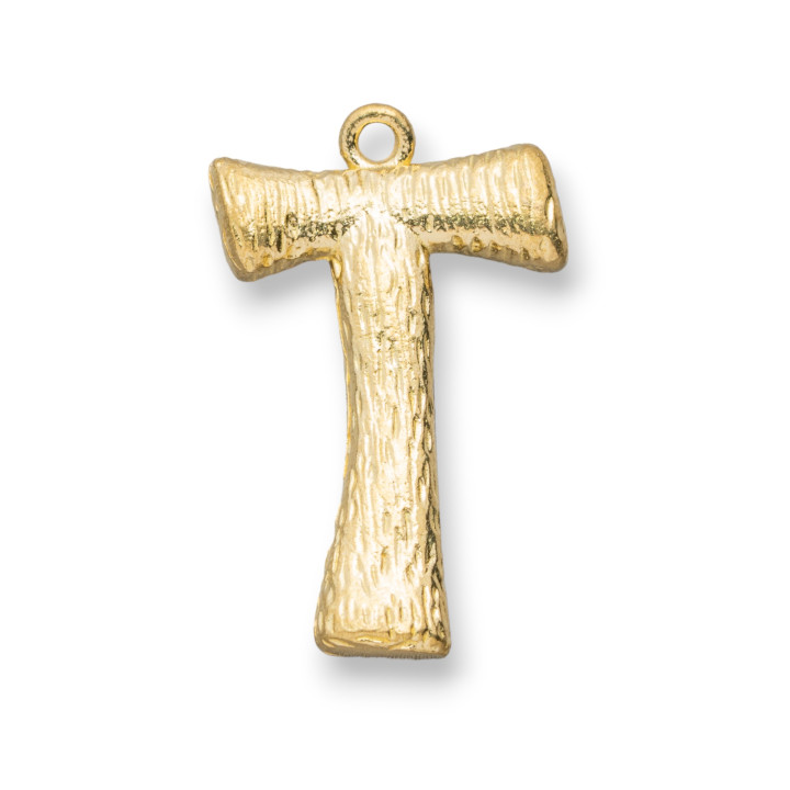 Composant Pendentif Bronze Alphabet Lettres 15pcs 15-24mm T