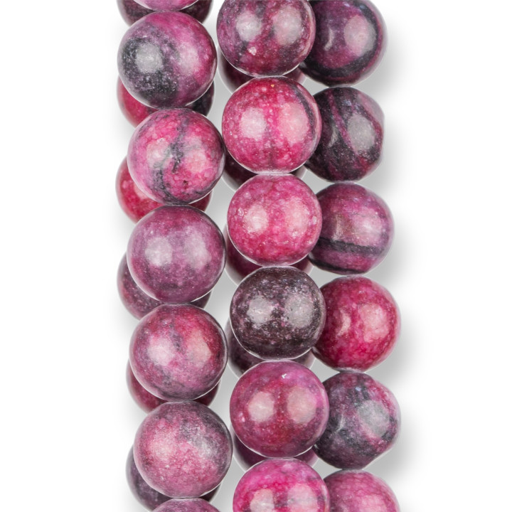 Diaspro Imperiale Mix Tondo Liscio 12mm