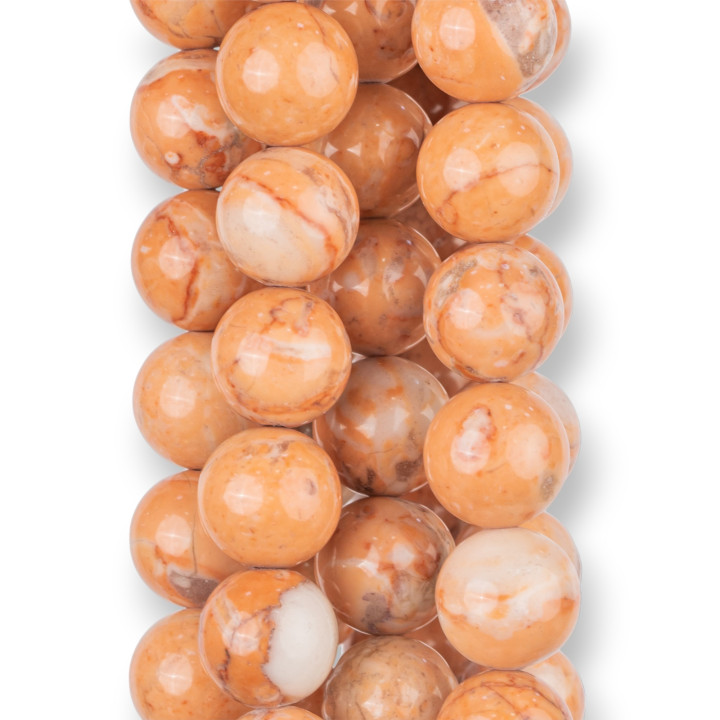 Jaspe Imperial Ocre Redondo Liso 12mm