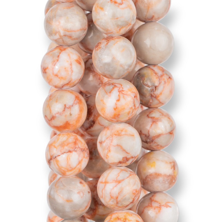 Imperial Jasper Ocher Round Smooth 14mm