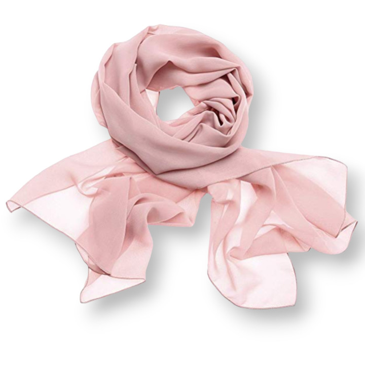 Foulard 90x180cm Silk Feeling 1pc Vieux Rose