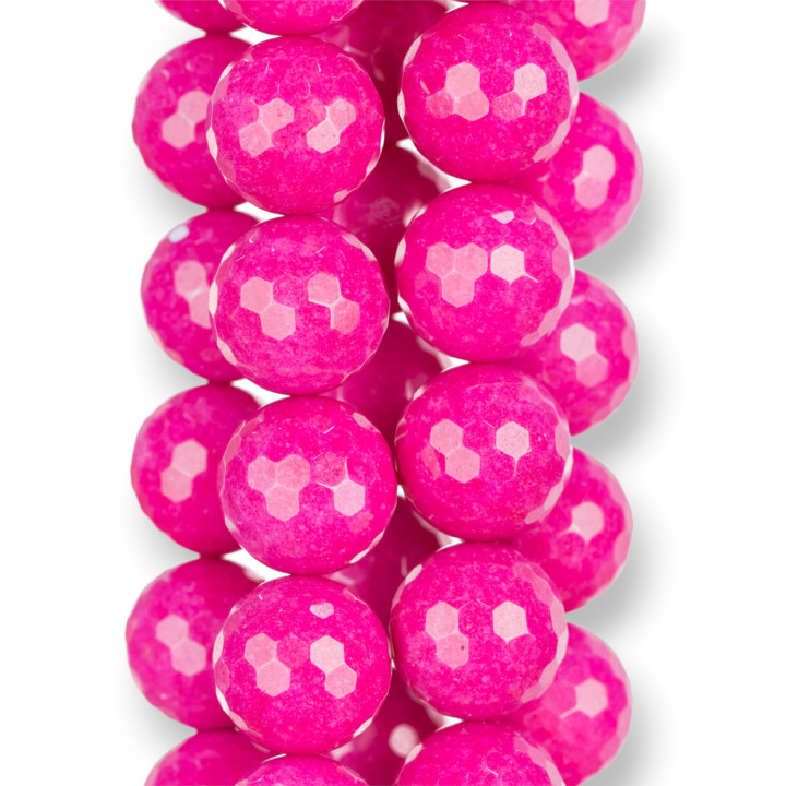 Jade Fucsia Facetado 18mm Intenso