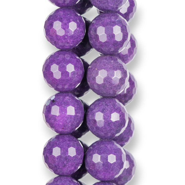 Purple Jade Faceted 20mm MOD3