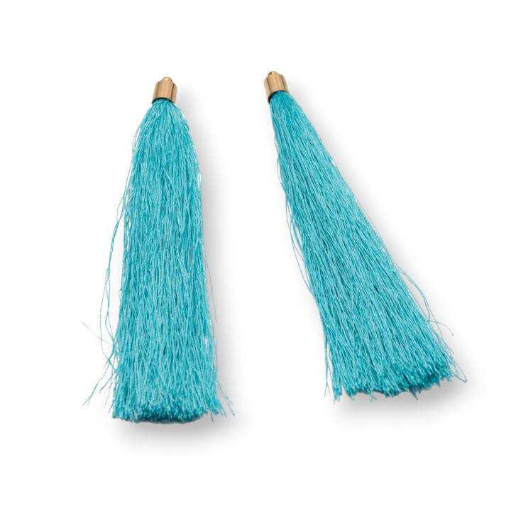 Nappine Con Coppetta Di Ottone 10cm 10pz Dorato Celeste