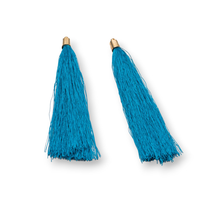 Pompons Avec Coupelle Laiton 10cm 10pcs Doré Ottanio