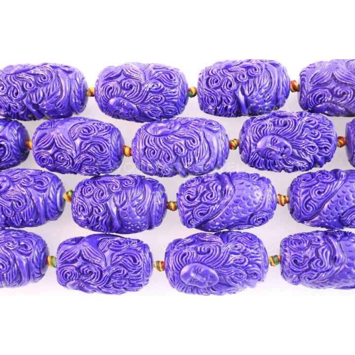 Resina Barilotto 20x30mm 10pz Blu