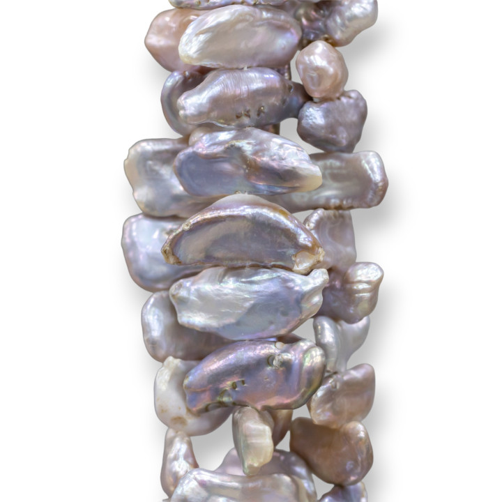 Keshi River Pearls (GHY) Lilac 90-100gr