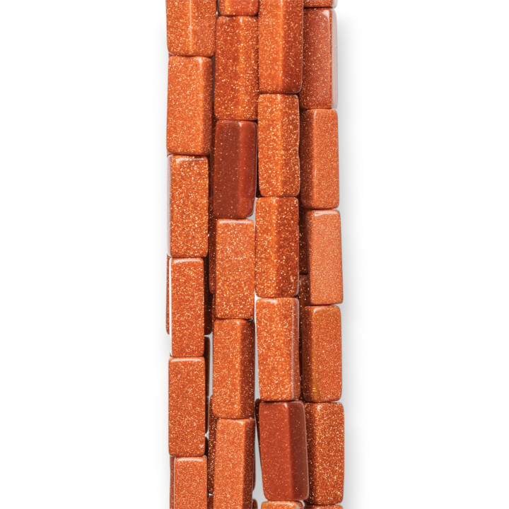 Pietra Del Sole Or Parallélépipède Tube 4x13mm