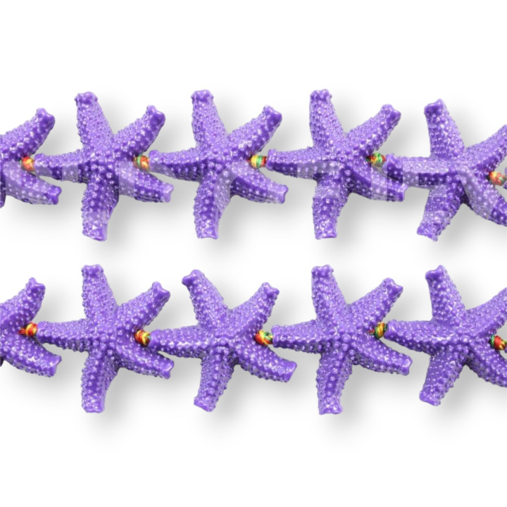 Resina Stelle Marine M2 40mm 10pz Viola
