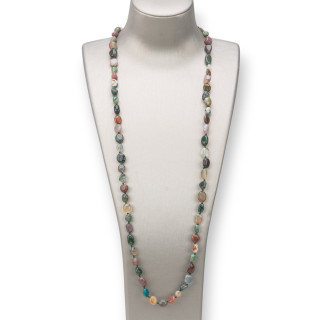 Charleston Necklace: Elegance and Style with Semi-precious Stones 8x10mm - Acquis
