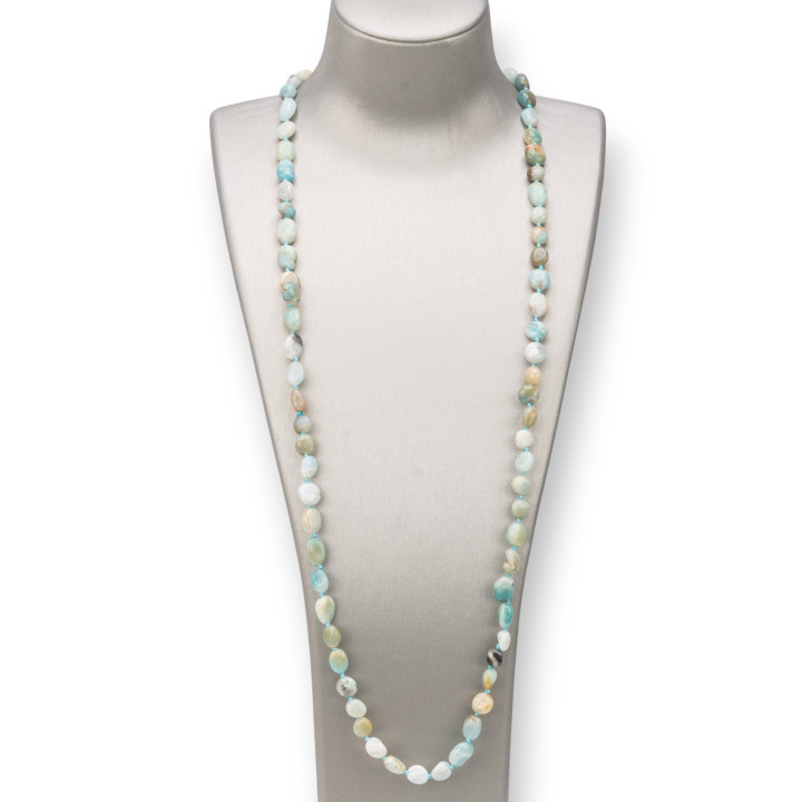 Collar Charleston Piedras Semipreciosas Piedra Rodada - Elegancia y Estilo para