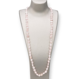 Collier de pierres précieuses Charlestone : élégance et charme avec quartz rose
