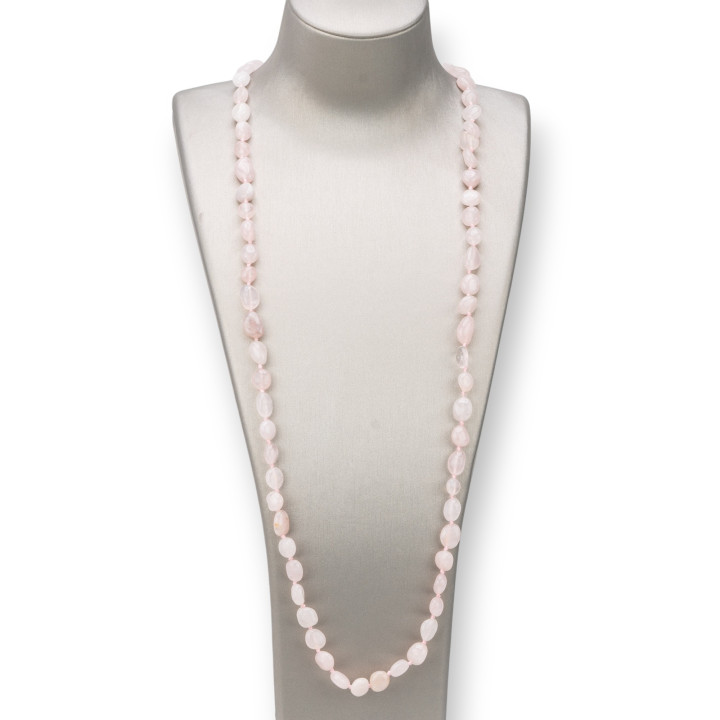 Collar de piedras preciosas Charlestone: elegancia y encanto con cuarzo rosa
