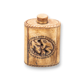 Oggettistica Netsuke di Osso Inciso a Mano 1pz 45x65mm