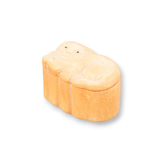 Oggettistica Netsuke di Osso Inciso a Mano 1pz