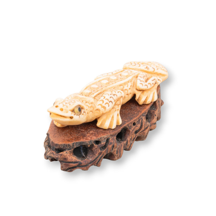 Χειροποίητα Κοκάλινα Αντικείμενα Netsuke 1τμχ 70x30mm