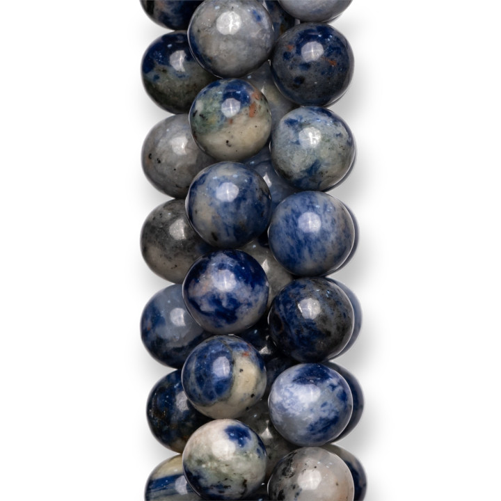 Rough Sodalite Round Smooth 10mm Clear
