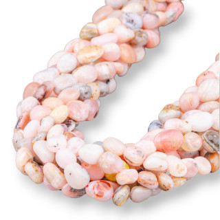 Ροζ Οπάλιο Πέτρα 6x8mm Τραχύ