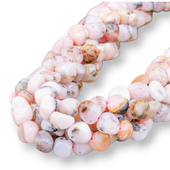 Pink Opal Tumbled Stone 8x10mm Rough