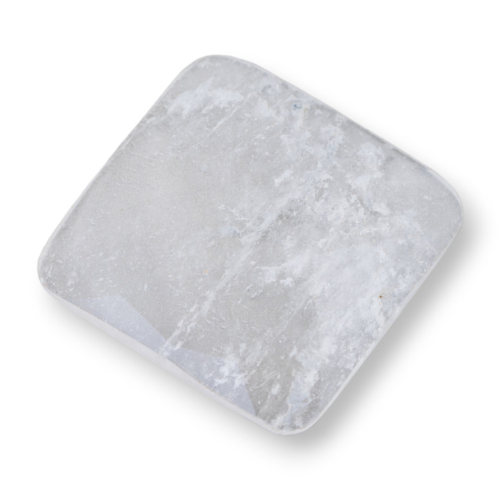 Grand Cabochon Carré Facette 40mm 1pc Cristal de Roche