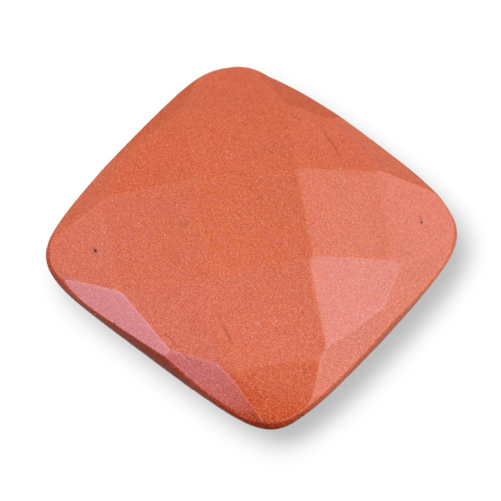 Μεγάλη όψη τετράγωνη Cabochon Εξάρτημα 40mm 1τμχ Sunstone