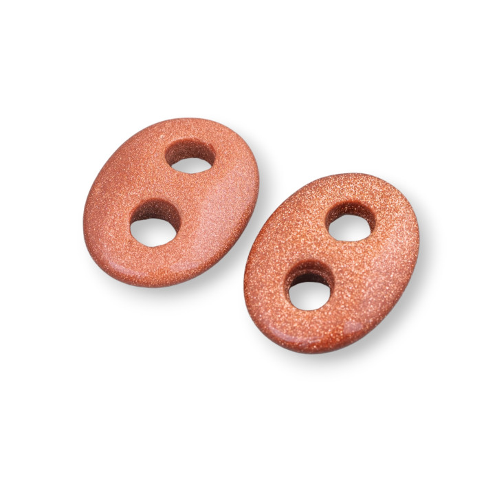 Composant créole Marinara Mesh 15x18mm Sunstone 5pcs