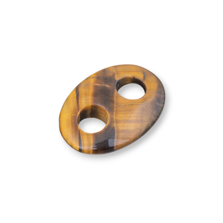 Creole Marinara Mesh Component 18x24mm 4pcs Tiger Eye