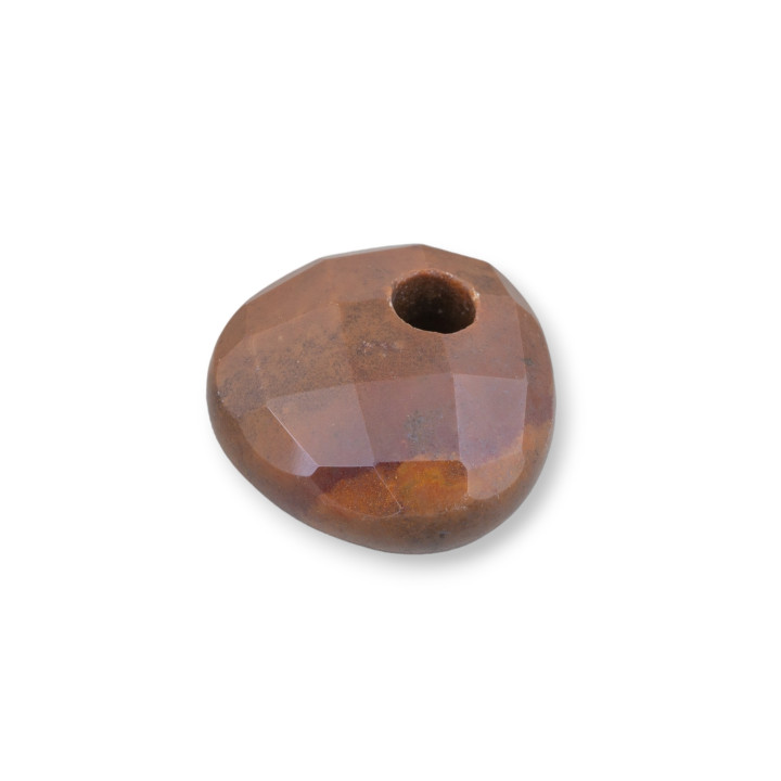 Componente Creola Triangolo Plettro Sfaccettato 25mm Spessore 12mm 3pz Agata Indiana