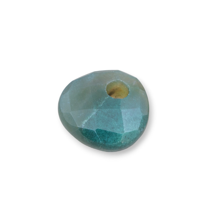 Kreolische Komponente Dreieck facettiertes Plektrum 25 mm Dicke 12 mm 3 Stück Moosachat