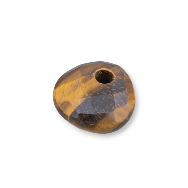 Creole Component Triangle Faceted Pick 25mm Dicke 12mm 3pcs Tigerauge