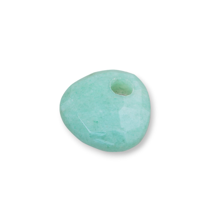 Creole Triangle Faceted Plectrum Component 25mm Πάχος 12mm Aventurine 3τμχ