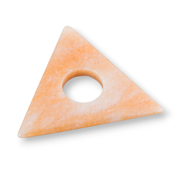 Perforated Wavy Triangle Pendant Component 50x50mm Eosite