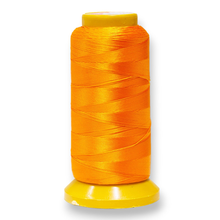 Filo di Nylon Cotone Per Infilatura Di Perle E Pietre A Nodini 100 Metri 1pz Arancio