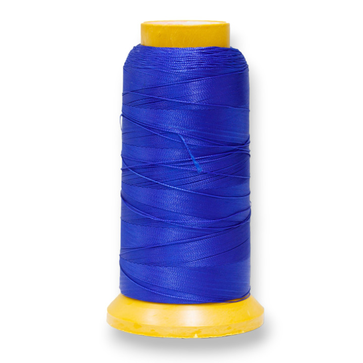 Fil De Coton En Nylon Pour Enfiler Des Perles Et Des Pierres Avec Des Noeuds 100mt 1pc Bleu Electrique