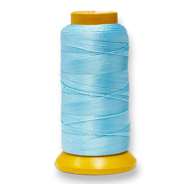 Nylon Cotton Thread for Threading Pearls and Knotted Stones 100m 1pc Light Blue
