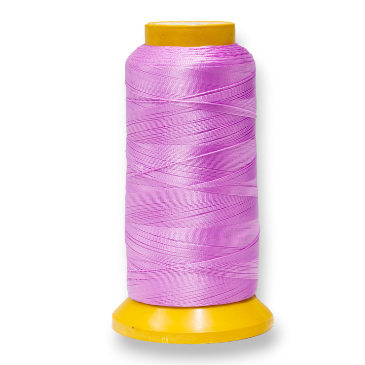 Nylon-Baumwollfaden zum Auffädeln von Perlen und Steinen mit Knoten 100mt 1pc Lilac