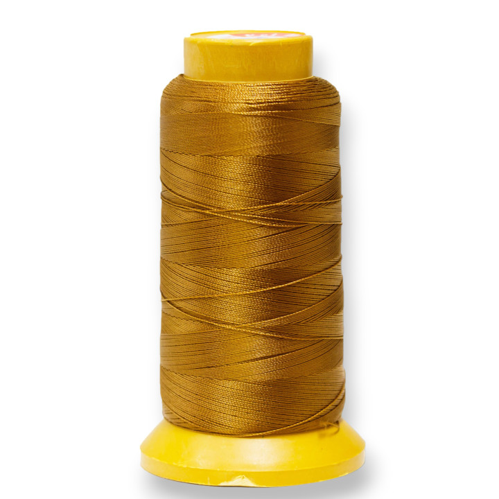 Nylon Cotton Thread for Threading Pearls and Stones with Knots 100m 1pc Light Brown