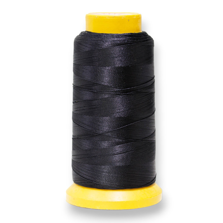 Nylon-Baumwollfaden zum Auffädeln von Perlen und Steinen mit Knoten 100mt 1pc Schwarz