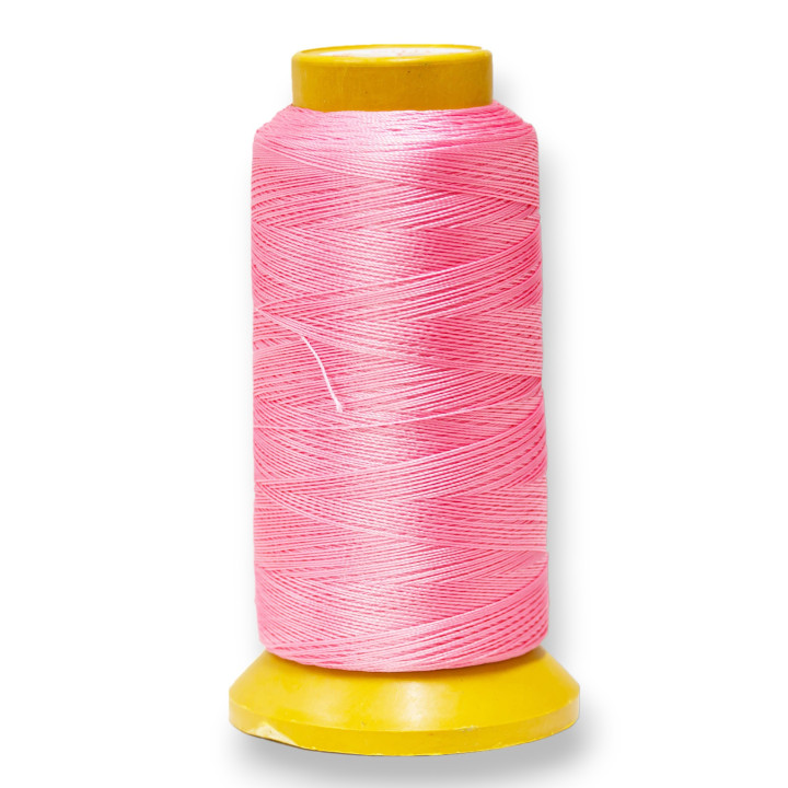 Fil De Coton En Nylon Pour Enfiler Des Perles Et Des Pierres Avec Des Noeuds 100mt 1pc Rose