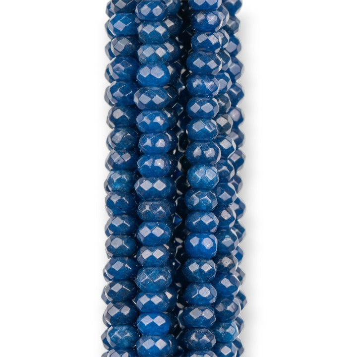 Giada Zaffiro Rondelle Sfaccettate 6x4mm