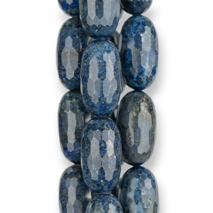 Corps Lapis Lazuli Bleu Brut Facette 13x25mm