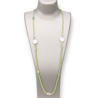 Collier Charleston : Élégance et Style avec Pierres Semi-précieuses et Perles