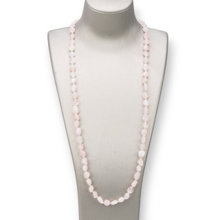 Collar de piedras preciosas Charlestone: elegancia y encanto con cuarzo rosa