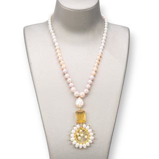 Gradation River Pearl Necklace: Unique Elegance and Style | Worl
