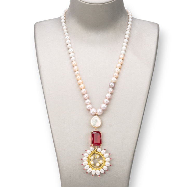 Collar de Perlas de Río Gradación: Elegancia y Pasión por ti