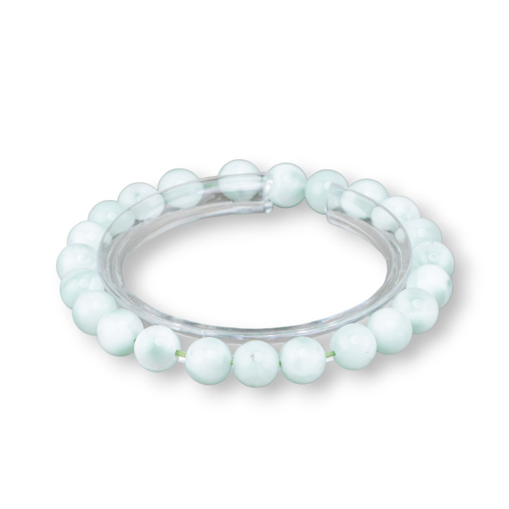 Grünes Larimar-Armband 10 mm