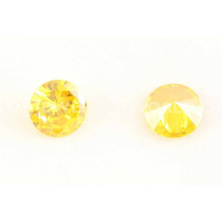 Brilliant Cut Zircons 10x5mm 10τμχ Citrine