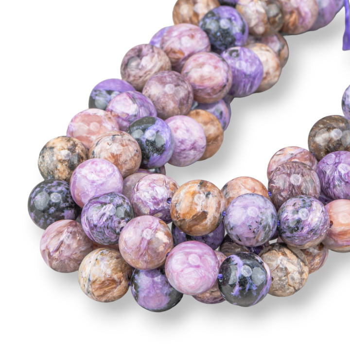 Charoita Redonda Lisa 12mm