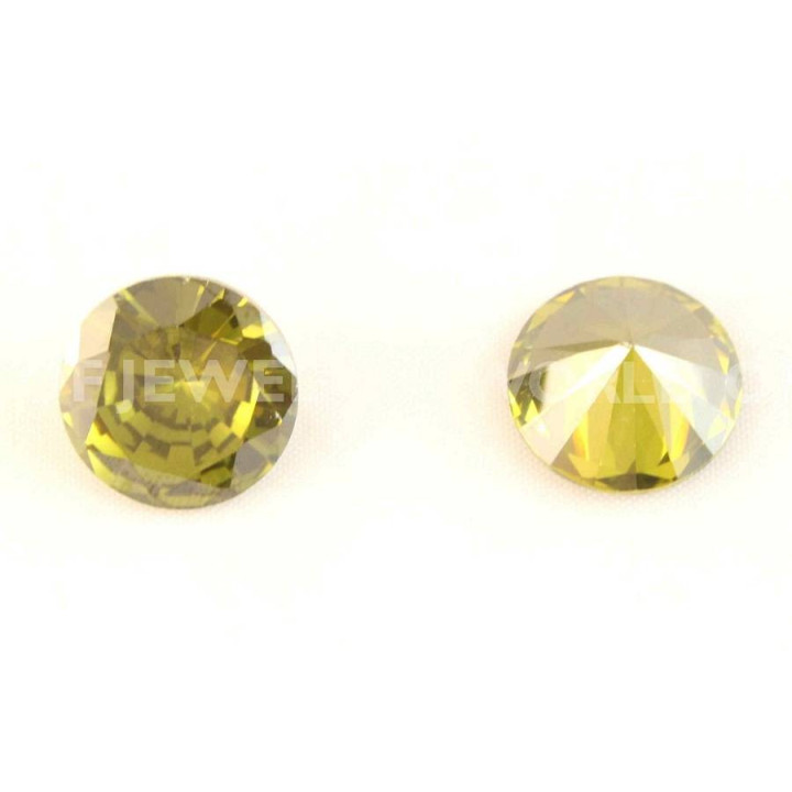 Zircon Taille Brillant 10x5mm 10pcs Péridot