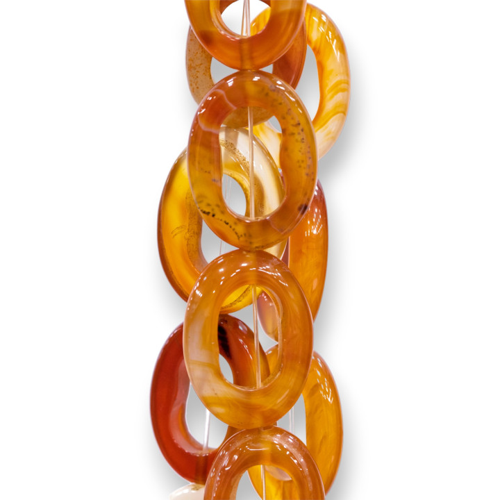 Agate Plaque Perforée 20x28mm